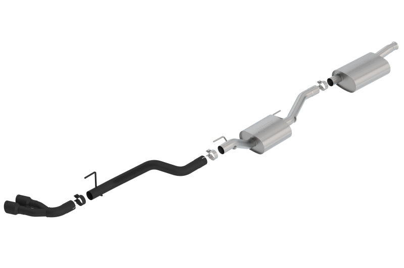 Borla 2020 Jeep Gladiator JT 3.6L V6 AWD Touring Catback w/ Dual Black Tips 140811CB 140811CB Photo - Primary