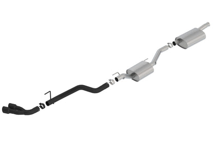 Borla 2020 Jeep Gladiator JT 3.6L V6 AWD Touring Catback w/ Dual Black Tips 140811CB 140811CB Photo - Primary