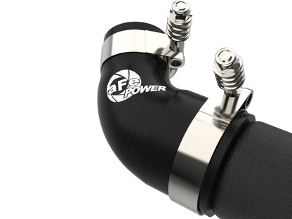 aFe Kia Stinger 18-22 V6-3.3L (tt) BladeRunner Hot Charge Pipe- Black 46-20508-B 46-20508-B Photo - Close Up