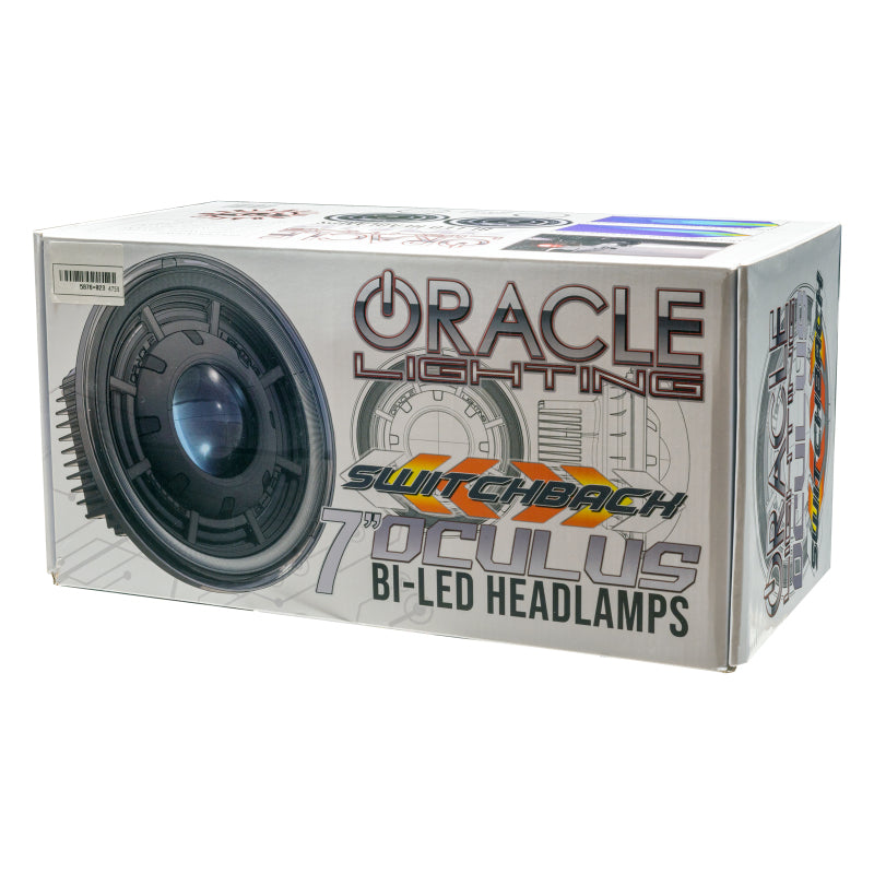 ORACLE Lighting 07-18 Jeep Wrangler JK Oculus 7in. Switchback Bi-LED Projector Headlights 5876-023 5876-023 User 1