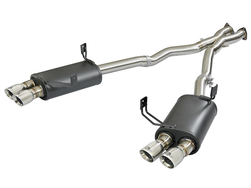 aFe MACH Force-Xp 2-1/2 in 304 Stainless Steel Cat-Back Exhaust w/Polished 49-36339-P Photo - Primary