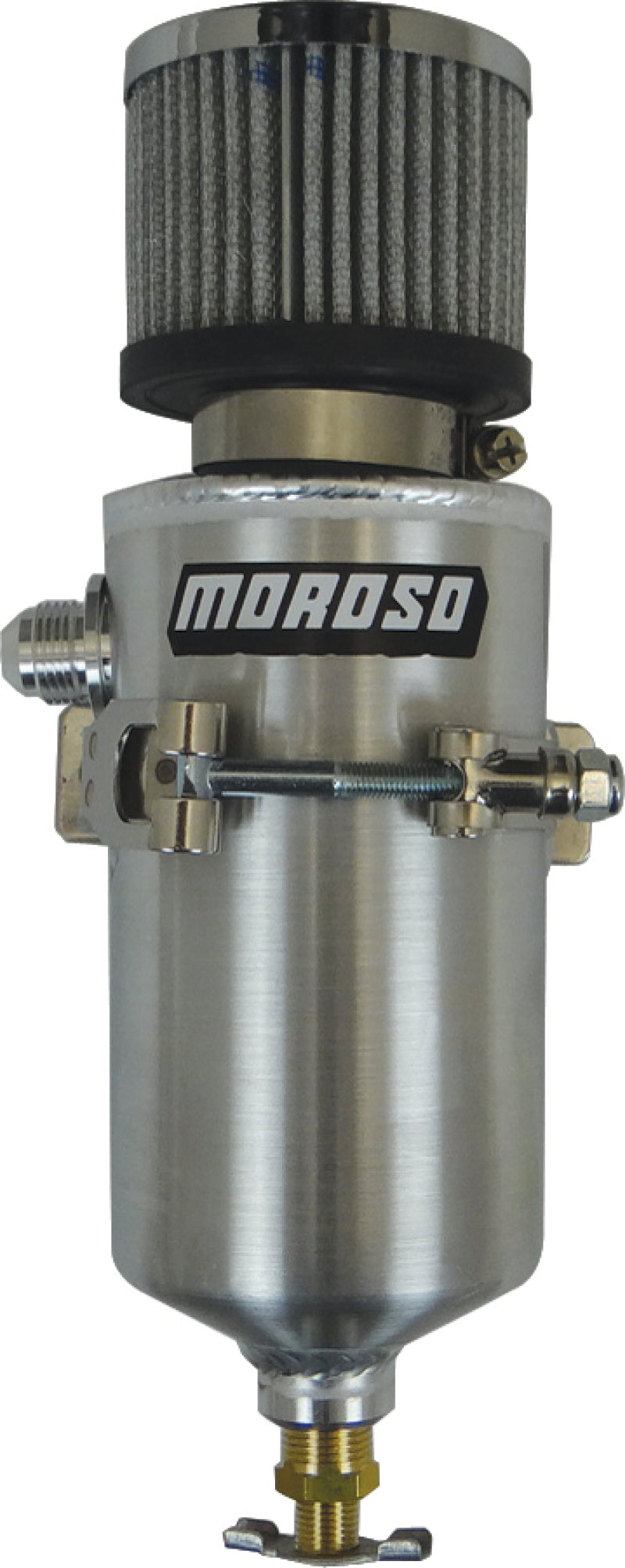 Moroso Breather Tank,Alum.w/ a -8AN Male 85458 Photo - Primary
