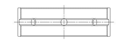 ACL Toyota 1GR-FE V6 Tundra Standard High Performance W/ Extra Oil Clearance Main Bearing Set 4M8263HX-STD 4M8263HX-STD Technical Drawing