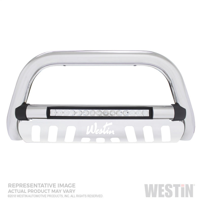Westin 19-21 Chevrolet Silverado 1500 Ultimate LED Bull Bar - Chrome 32-3950L 32-3950L Photo - Primary
