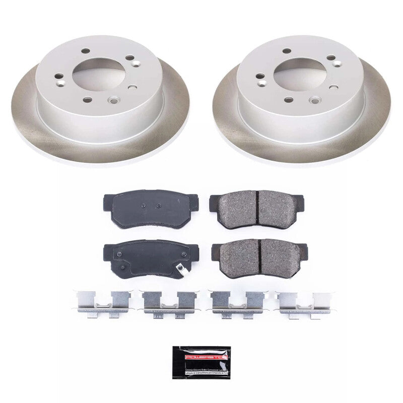 PowerStop Power Stop 07-10 Hyundai Elantra Rear Semi-Coated Rotor Kit SC5210 SC5210 Photo - Primary