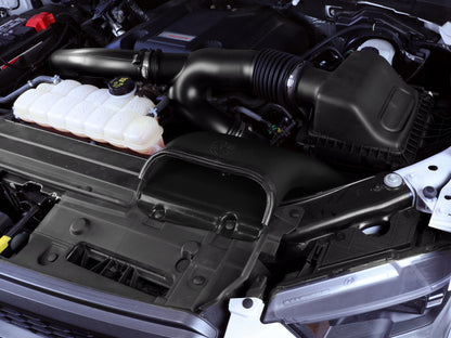 aFe Quantum Cold Air Intake System Scoop 15-18 Ford F150 EcoBoost V6-3 53-10008S Photo - Mounted