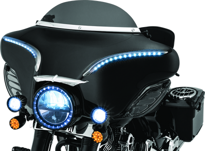Kuryakyn Windshield Trim Flht/X Chr 1310 1310 User 1