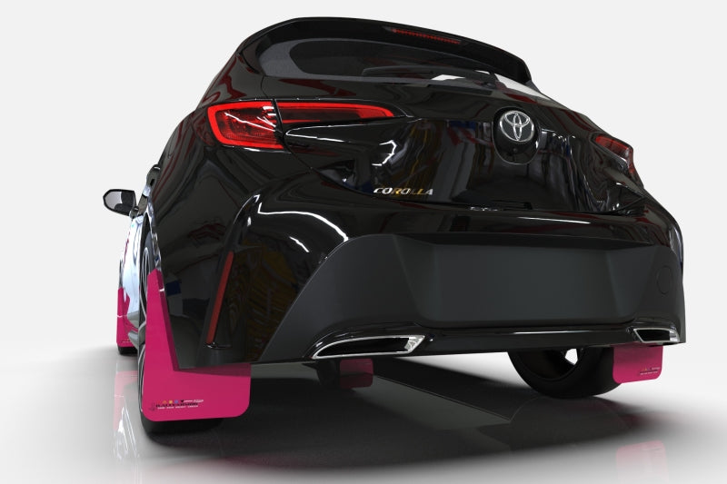 Rally Armor 93-01 Subaru Impreza Pink Mud Flap BCE Logo MF2-BCE22-PK/BLK MF2-BCE22-PK/BLK User 1