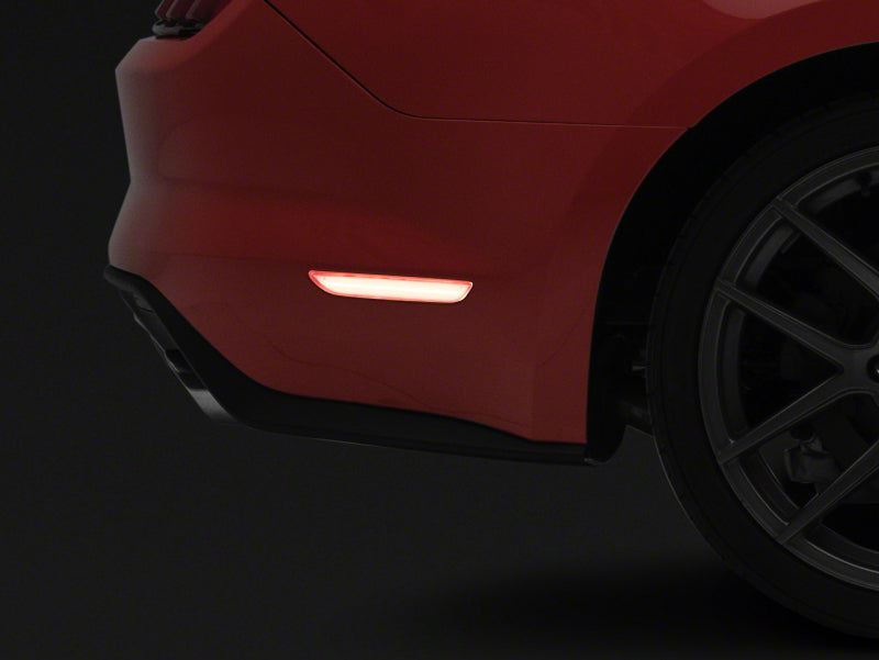 Raxiom 15-23 Ford Mustang Axial Series LED Side Marker Lights Rear- Clear 404230 404230 Photo - Primary