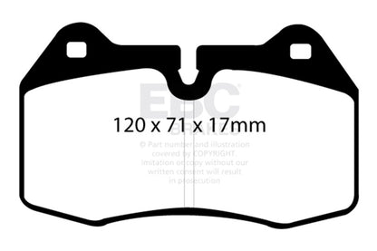 EBC Disc Brake Pad Set DP51032NDX Photo - Primary