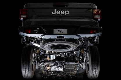 AWE Tuning 07-18 Jeep Wrangler JK/JKU 3.6L Trail Edition Cat-Back Exhaust 3015-21007 3015-21007 Photo - Mounted