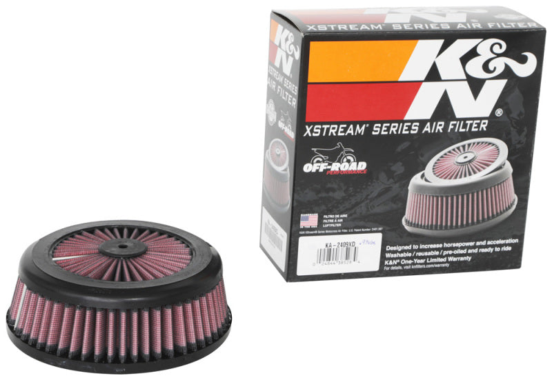 K&N Engineering K&N 09-21 Kawasaki KLX250S/SF / KLX300/R/SM Replacement Air Filter KA-2409XD KA-2409XD Photo - out of package