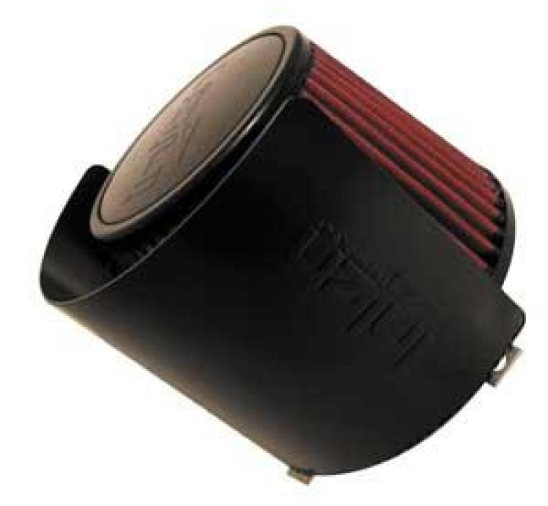 Injen Black Aluminum Air Filter Heat Shield Universal Fits 3.50 HS3500BLK Photo - Primary