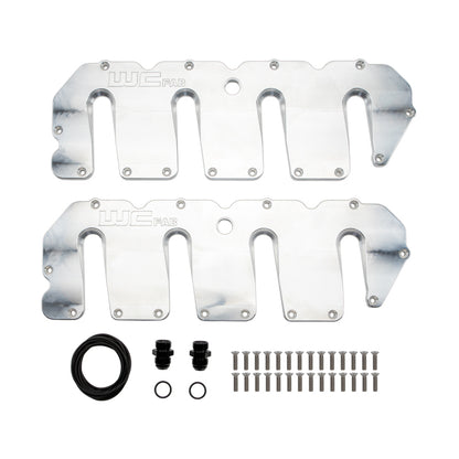 Wehrli 04.5-10 Duramax LLY/LBZ/LMM Billet Upper Valve Cover Set - Raw Aluminum WCF100415-RAW WCF100415-RAW Photo - Primary