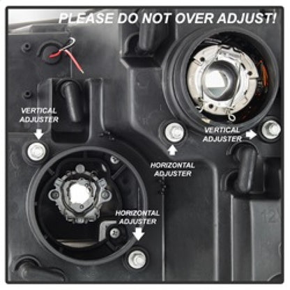 Spyder 09-16 Dodge Ram 1500 Version 2 Headlights Light Bar DRL Black PRO-YD-DR09V2-LBDRL-BK 5084811 5084811 Photo - Unmounted