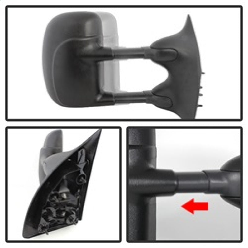 SPYDER Xtune Ford Superduty 02-07 Manual Extendable Manual Adjust Mirror Right MIR-FDSD99S-MA-R 9932427 9932427 Photo - Unmounted