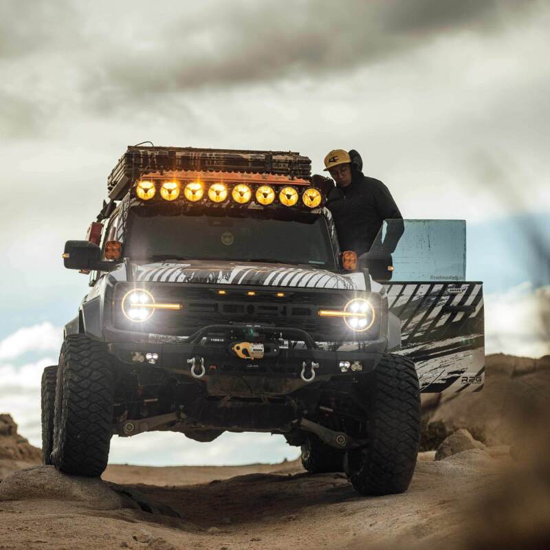 KC HiLiTES Gravity Titan LED Light Bar - 50in. (8-Light) 91418 91418 Photo - lifestyle view