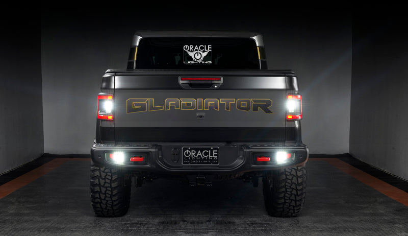 ORACLE Lighting Oracle 2020+ Jeep Gladiator JT Flush Mount LED Tail Lights -  Tinted Lens 5882-504-T 5882-504-T Photo - lifestyle view
