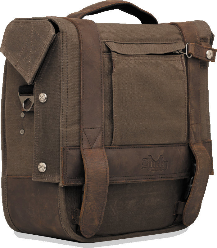 Burly Brand Voyager Saddlebag (Ea) - Dark Oak B15-1000D B15-1000D Photo - Primary