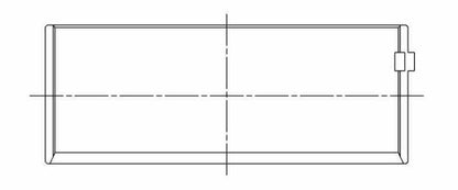ACL Chevrolet V8 396-402-427-454 Race Series Conrod Rod Bearing Set 8B743HX-STD 8B743HX-STD Technical Drawing