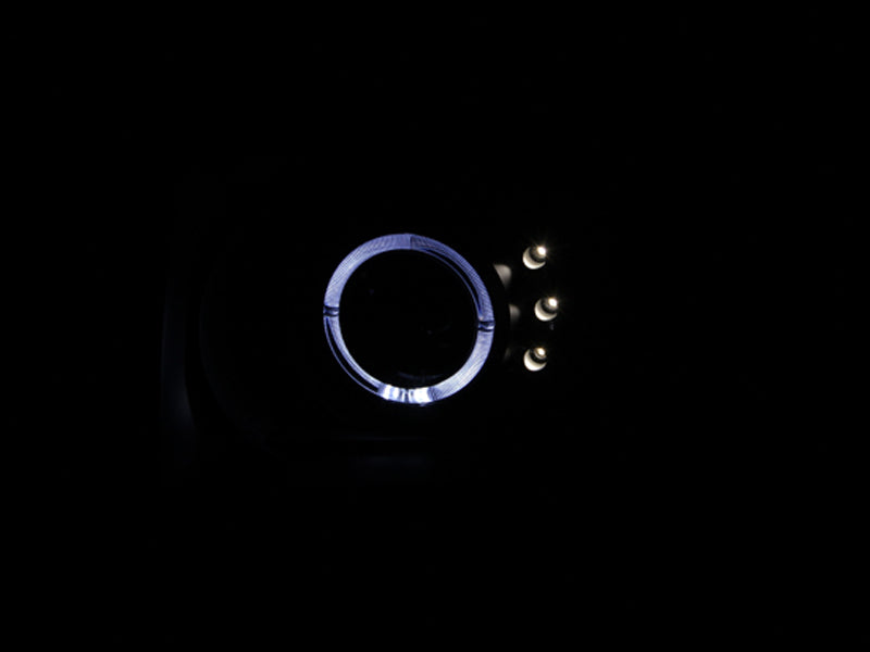 Anzo 2003-2006 Honda Element Projector Headlights w/ Halo Black 121432 Photo - Mounted