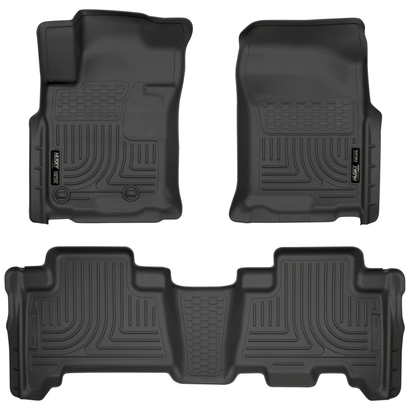 Husky Liners 10-12 Toyota 4Runner/Lexus GX460 WeatherBeater Combo Black Floor Liner 98571 Photo - Primary