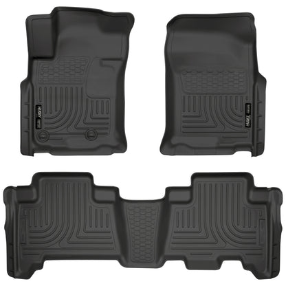 Husky Liners 10-12 Toyota 4Runner/Lexus GX460 WeatherBeater Combo Black Floor Liner 98571 Photo - Primary