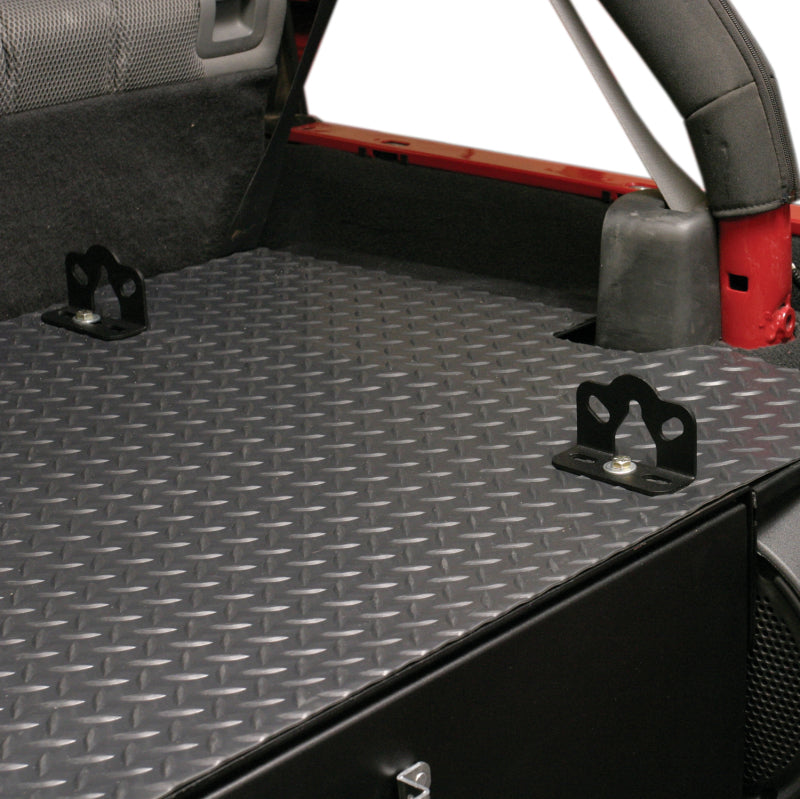 Tuffy Products Tuffy 4Ftx3Ft Black Diamond Plate Vinyl Mat 864-DECKKIT 864-DECKKIT Photo - Primary