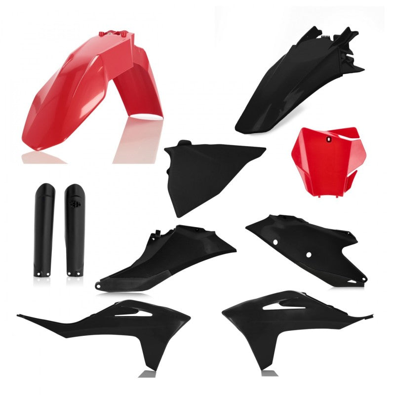 Acerbis 21-23 GasGas MC125/250F/450F/ EX300/250F/350F/450F Full Plastic Kit - Red/Black 2872791018 2872791018 Photo - Primary