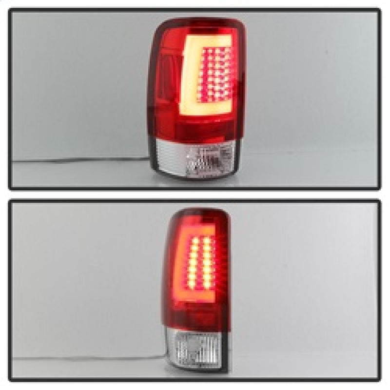 Spyder 00-06 Chevy Suburban 1500/2500 V2 Light Bar LED Tail Lights -Red Clr (ALT-YD-CD00V2-LBLED-RC) 5084163 5084163 Photo - Unmounted