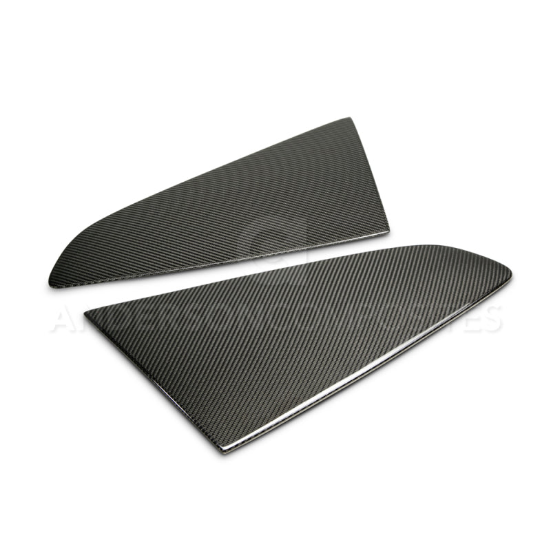 Anderson Composites 2015-2017 Ford Mustang Type -F Style Window Louvers - Flat AC-WL15FDMU-F AC-WL15FDMU-F Photo - Primary