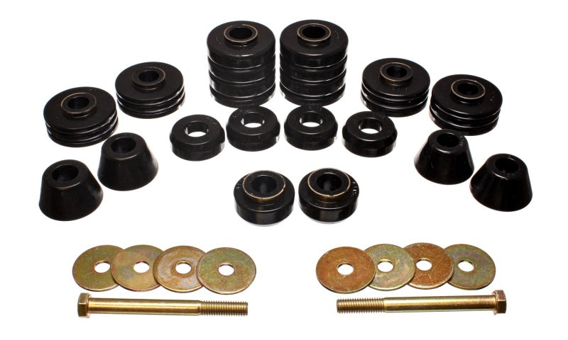 Energy Suspension Body Mount Set Black Chevrolet C20 All 1975-1980 3.4140G Photo - Primary