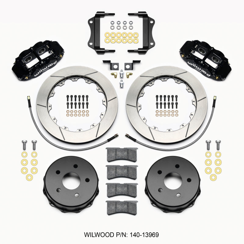 Wilwood FNSL4R Big Brake Rear Brake Kit For OE Parking Brake 140-13969 Photo - Primary