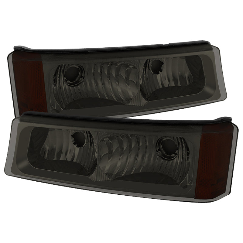 SPYDER Xtune Chevy Silverado 03-06 Bumper Lights Smoke CBL-JH-CSIL03-AM-SM 5079381 5079381 Photo - Primary