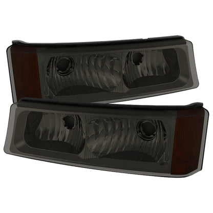 SPYDER Xtune Chevy Silverado 03-06 Bumper Lights Smoke CBL-JH-CSIL03-AM-SM 5079381 5079381 Photo - Primary