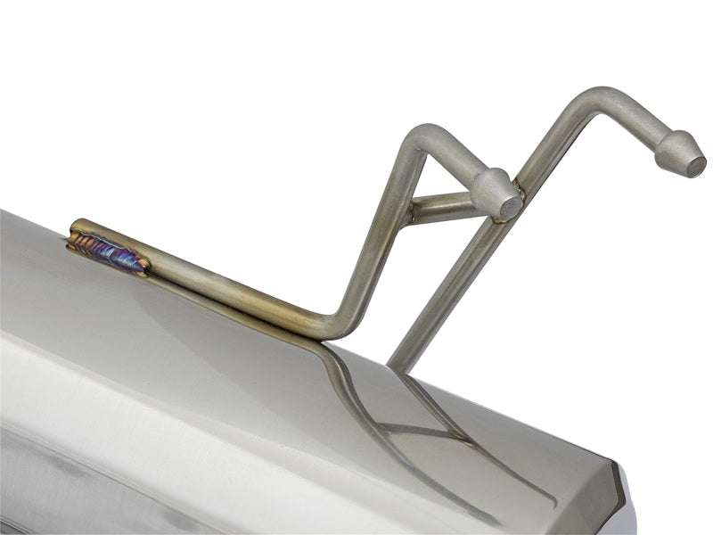 aFe Takeda 2-1/4 to 2-1/2in 304 Stainless Steel Cat-Back Exhaust w/Anodize 49-36615-L Photo - Unmounted