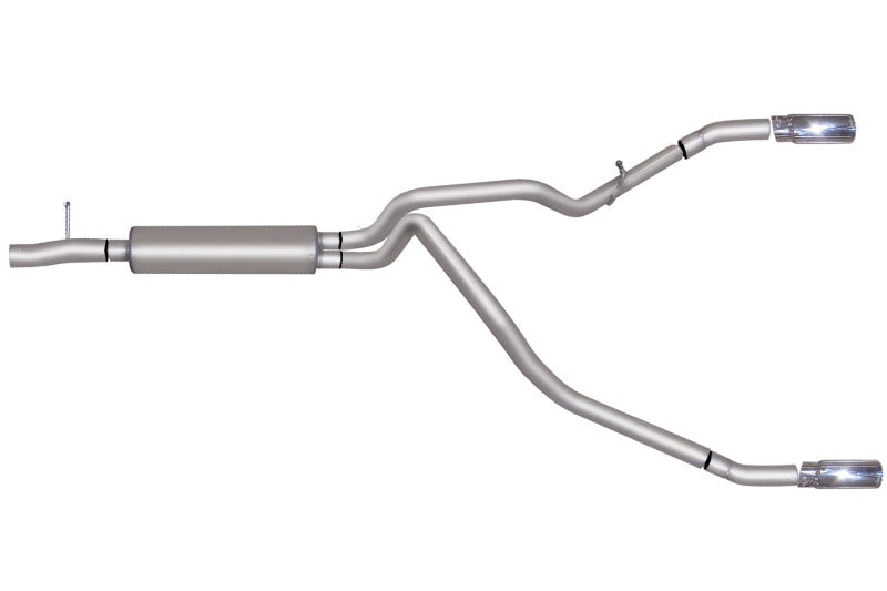 Gibson 05-06 Ford F-250 Super Duty King Ranch 6.8L 2.5in Cat-Back Dual Split Exhaust - Stainless 69524 69524 Photo - Primary