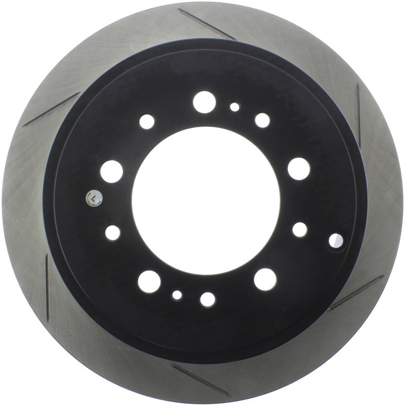StopTech Sport Slot 08-13 Lexus LX450/470/570 / 07-12 Toyota Tundra Slotted Left Rear CRYO Rotor 126.44157CSL 126.44157CSL Photo - Primary
