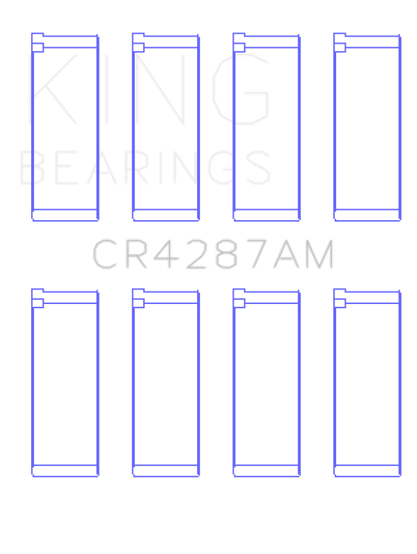 King Engine Bearings King Acura B18C1/B18C5 L4 / Honda 110CI  DOHC (Size STD) Rod Bearing Set CR4287AM CR4287AM Photo - Primary