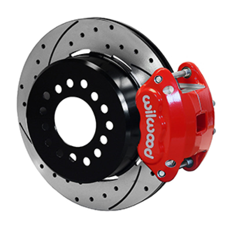 Wilwood Dynapro Low-Profile 11.00in P-Brake Kit Dust Seal 2.36in Offset - Drilled Red 140-15604-DR 140-15604-DR User 1