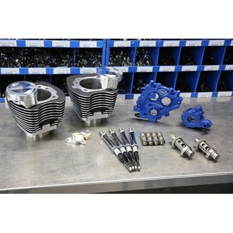 S&S Cycle 99-06 BT 100in Power Package - Wrinkle Black 330-0664 330-0664 User 1