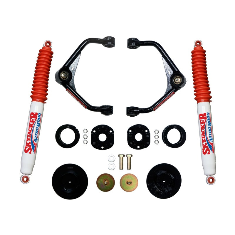 Skyjacker 2012-2018 Ram 1500 4WD 3in UCA Lift Kit w/Rear Nitro 8000 Shocks R1230PN R1230PN Photo - Primary