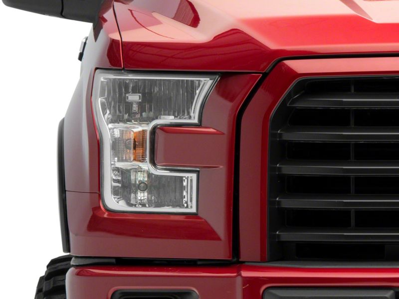 Raxiom 15-17 Ford F-150 Axial OEM Style Rep Headlights- Chrome Housing (Clear Lens) T551345 T551345 Photo - Close Up