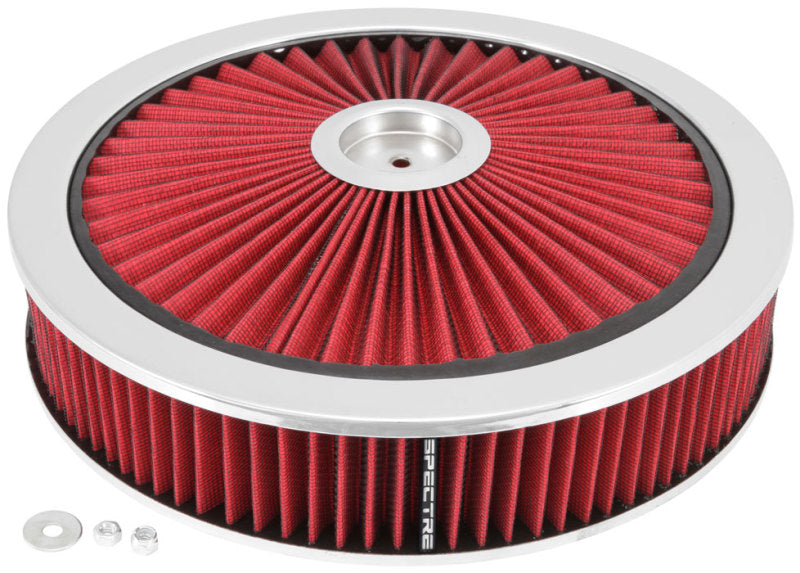 Spectre ExtraFlow HPR Air Cleaner Assembly 14in. x 3in. - Red 47622 47622 Photo - Primary