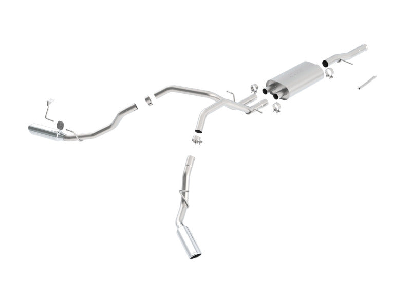 Borla 09-12 Chevrolet Silverado / 09-12 GMC Sierra 1500 WT/SLE/LT 4.8L/5.3L/6.0L SS Catback Exhaust 140342 140342 Photo - Primary