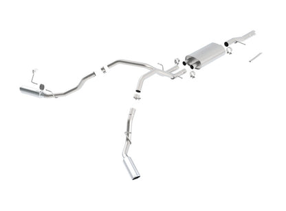 Borla 09-12 Chevrolet Silverado / 09-12 GMC Sierra 1500 WT/SLE/LT 4.8L/5.3L/6.0L SS Catback Exhaust 140342 140342 Photo - Primary