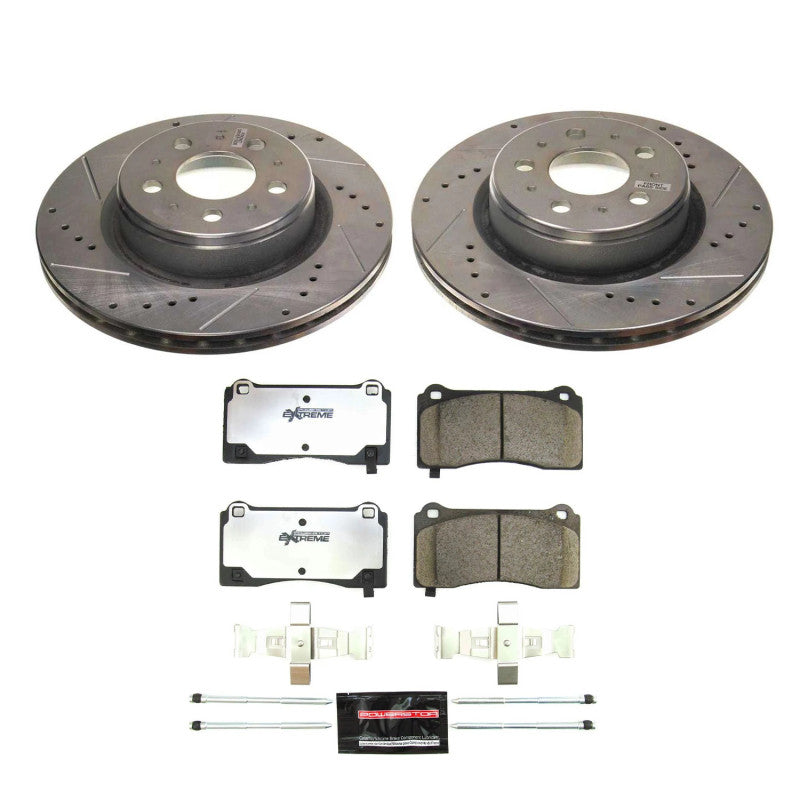 PowerStop PSB Z26 Street Warrior Kit Brakes, Rotors & Pads Brake Kits - Performance D&S main image