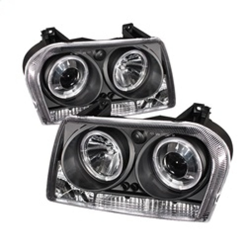 Spyder Chrysler 300 05-08 Projector Headlights LED Halo LED Blk (Not Included) PRO-YD-C305-HL-BK 5009180 5009180 Photo - Primary