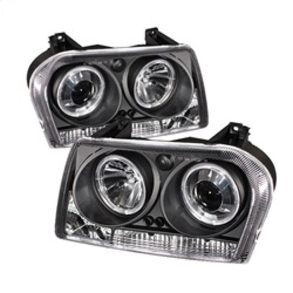 Spyder Chrysler 300 05-08 Projector Headlights LED Halo LED Blk (Not Included) PRO-YD-C305-HL-BK 5009180 5009180 Photo - Primary