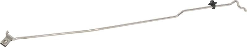 Kentrol 07-18 Jeep Wrangler JK Hood Prop Rod - Polished Silver 30594 30594 Photo - Primary